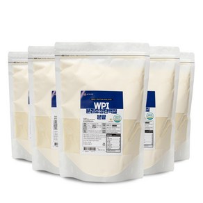 WPI 분리유청단백질 분말 500g HACCP 인증제품, 5개