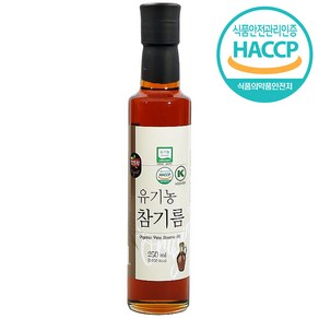 맛뜨락 바르게 만든 유기농 참기름 250ml