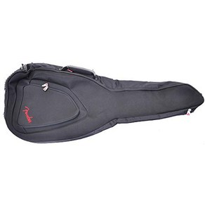 FENDER (펜더) 어쿠스틱 기타 용 가방 Fende FA610 Deadnought Gig Bag Black, 1개