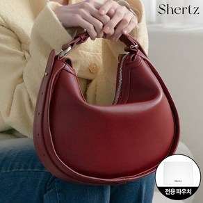 [Shertz 세르쯔] 투웨이 덤플링 데일리 소가죽 토트백 + 세르쯔 가방파우치