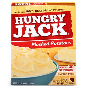 Hungy Jack Mashed Potatoes 15.3 oz Hungy Jack 으깬 감자 15.3온스, 433g, 1개