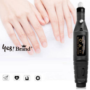소형 USB 핸드 그라인더 전동 손톱 네일아트 발톱 연마기 미니 조각기, 1개