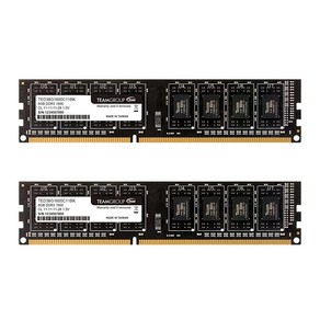 TEAMGROUP Elite DDR3 16GB 키트 (2 x 8GB) 1600MHz (PC3-12800) CL11 언버퍼드 Non-ECC 1.5V UDIMM 240핀 PC 컴퓨터, TEAMGROUP Elite DDR3 16GB 키트 2, 2개