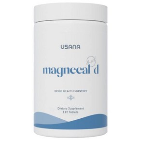 USANA MagneCal D Balanced Magnesium and Calcium with Vitamin D to Suppot Bone Health 112 Tablets, 1개