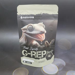 녹십자 지렙 G-REP 곤충맛 슈퍼푸드 크레스티드 게코사료, 1개, 50g