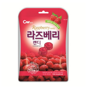 [청우식품] 라즈베리 캔디, 100g, 4개