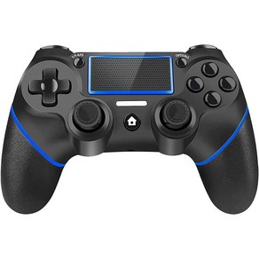 PS4/PS4 Slim/PS4 pro/PC용 무선 컨트롤러 게임보드USB 충전 케이블이중 진동 터치패드 오디오 기능 조명 및 미끄럼 방지