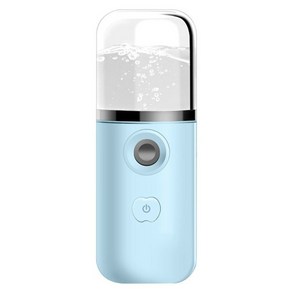 미스트 기기 자동 분사 mini 40ml face steam 가습기 nebulize beauty usb, 협력사, 진한 파랑