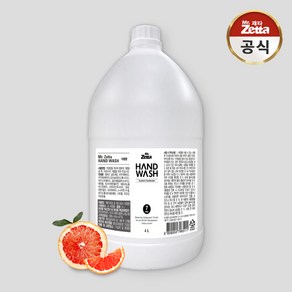 미스터제타 포밍 핸드워시 리필 대용량 거품 물비누 버블 핸드솝 손세정제, 4L, 1개