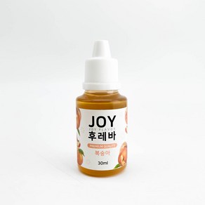 조이라이프 30ml 슬라임향료 슬라임향 슬라임재료 식품첨가물 향료 액상, 복숭아30ml