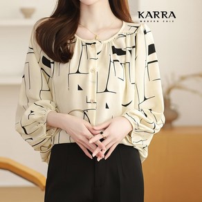 카라 KARRA 77까지 모던아트라인블라우스 A4S0585