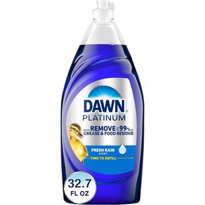 Dawn 플래티늄 액상 주방 세제 후레시레인, 1개, 967ml