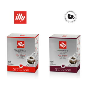 illy 일리 드립백 드립커피 5개입 드립백커피, 5개, 1개, 45g