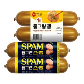 CJ 동그란스팸 160g X 2개 + 백설 동그랑땡 200g X 2개, 1세트, 720g