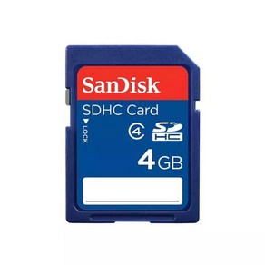 Sandisk SD 카드 캐논 파나소닉 CCD 디지털 프린터용 카메라 메모리 4GB, 1개