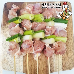 국내산 무염 닭꼬치 11종류 200g 소포장 캠핑꼬치구이 닭근위 닭염통 닭껍질 닭오돌뼈 닭껍질 무뼈닭발 닭목살 닭순살 안심꼬치 닭윙꼬치, 파.닭다리살꼬치200g, 1개