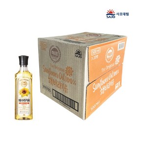 해표 해바라기유, 500ml, 20개