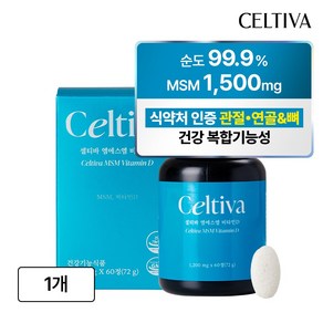 셀티바 엠에스엠 비타민D (순도 99.9% 엠에스엠 1 500mg), 1개, 60정