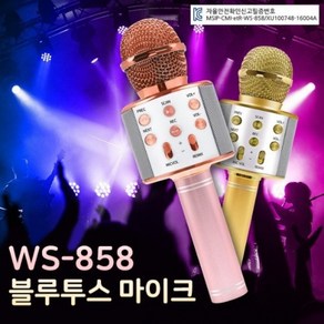 *인증상품* (H) WS-858 블루투스 마이크 스피커