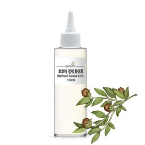 호호바 정제 화이트(Refined Jojoba B.O)-냉압착 마시지오일, 100ml, 1개