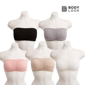 BODYLOOK 8882 흘러내리지 않는 오프숄더브라 튜브탑 노와이어 끈없는 브라