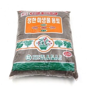 화분월드 정한 미생물 용토, 1개, 2.5L