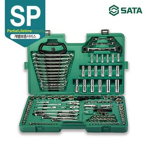 SATA 사타 자동차 공구 세트 (150PCS) 09510 자동차정비 수리 수공구, 1개