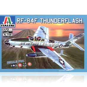 이탈렐리 1/72 RF-84F THUNDERFLASH 전투기 ITA1108, 1개