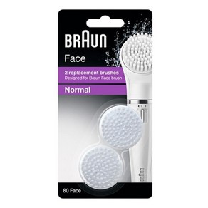 BRAUN 페이스 스파 SE80 전용 리필 브러쉬 2p, Face 80