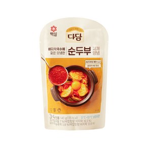 CJ 다담 순두부찌개 양념, 9개, 140g