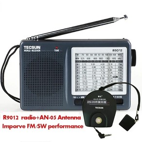 R9012 고감도 단파 라디오 휴대용 수신기 AN05 외부 안테나 다중 대역 라디오 AM FM SW 12 대역, 2.Only Antenna