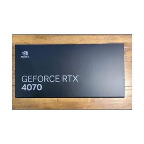 NVIDIA RTX 4070 Foundes 에디션FE 12GB GDDR6X 그래픽 카드