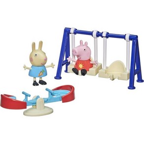 페파피그 Peppa Pig Peppa's 어드벤처 Outside Fun 용 장난감 2개의 피규어와 3개의 액세서리 포함, Fustation Fee