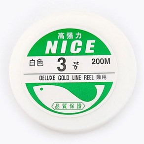 비즈톡 [TS-2-06]낚시줄 나이스 NICE 3호 투명 1롤(200M)