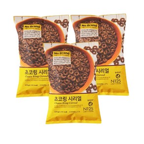 노브랜드 초코링 시리얼 570g, 3개