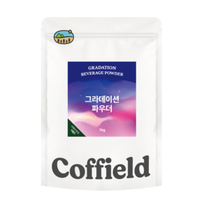 커필드 솜사탕맛 그라데이션 컬러 파우더 1kg