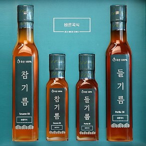 국산참기름 들기름 선물세트4호 바른곡식, 1개