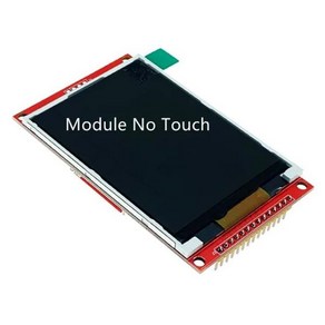 LCD 모듈 스크린 디스플레이 TFT 터치 패널 4 선 SPI 직렬 포트 240RGB * 320 넓은 시야각 6 3.3V ILI, 03 Module No Touch