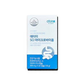 애터미 프로바이오틱스 SCI 마이크로바이옴, 1개, 60정