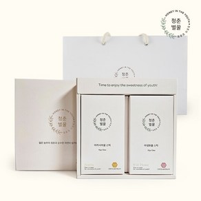 청춘벌꿀 꽃꿀스틱 세트 3호(10g x 24개/아카시아 야생화)