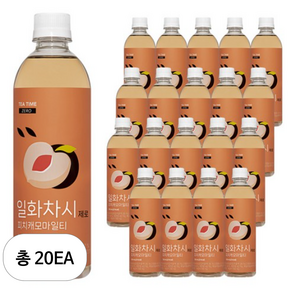 일화차시 제로 피치캐모마일티, 500ml, 20개