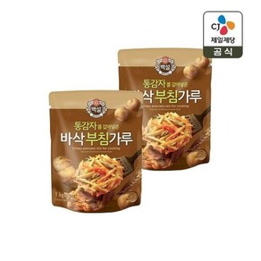 [기타]백설 통감자 바삭 부침가루 1kg x2개, 2개