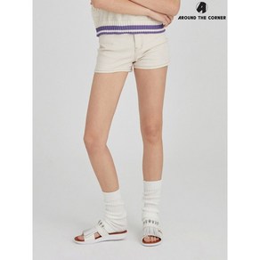 어라운드더코너 슬림 핏 내츄럴 쇼츠 - 내츄럴 SLIM FIT NATURAL SHORTS - NATURAL