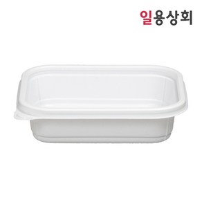 [ILYONG] 일회용 반찬 샐러드 용기 TY 12144-1A 1칸 800세트 백색, 800개, 1세트