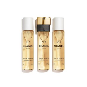 CHANEL 리필 N5 오 드 뚜왈렛 트위스트 앤 스프레이 3x20ml