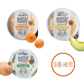 [wattle valley fuit] 와틀벨리 과일치즈 100g 3종세트 각1개씩, 110g