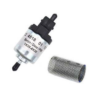 12V 24V 저소음 연료펌프 오일필터내장 오일펌프 무시동히터 부품, 1개, DC12V