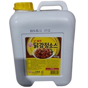 오뚜기 오쉐프 닭강정 소스 10kg 1개