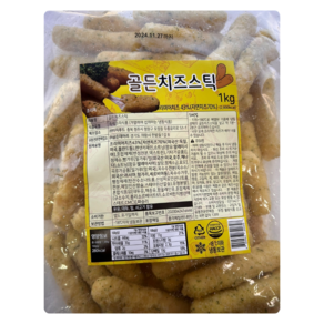 골든 치즈스틱 (대용량) 업소용, 1개, 1kg