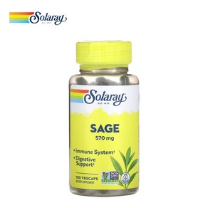 솔라레이 Solaay 세이지 Sage 285mg 100캡슐, 1개, 100정